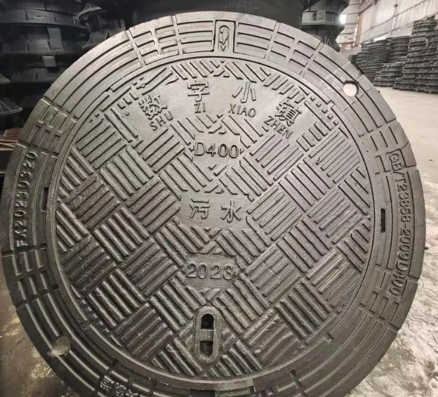 永城球墨铸铁防沉降井盖展示